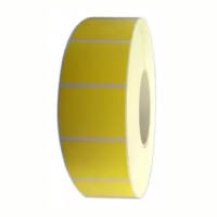 Thermoetikettenrolle ZINTA gelb 40x24mm, 2000 Etiketten/Rolle