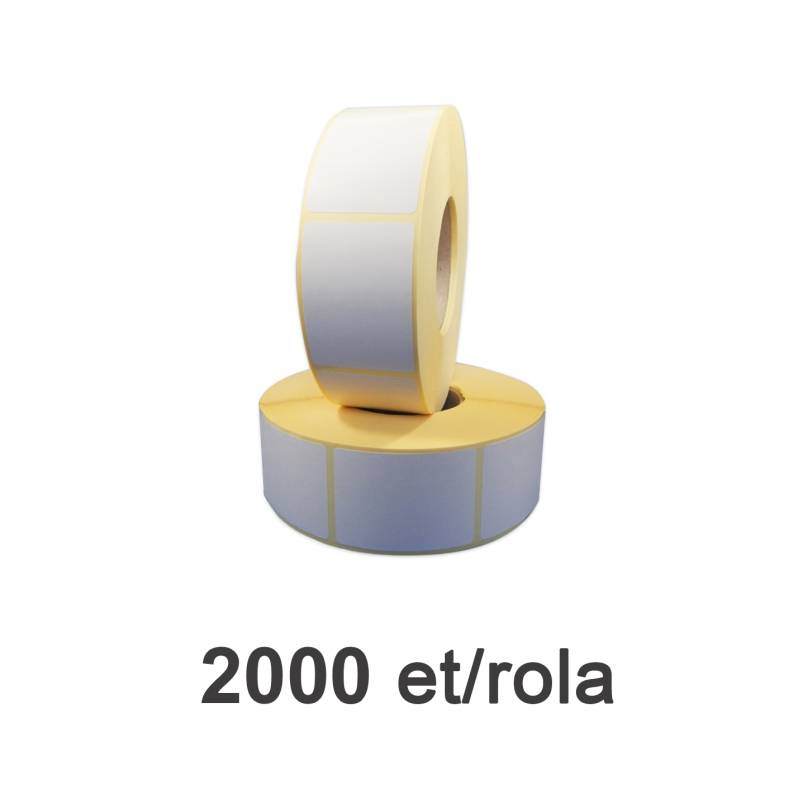 Rola etichete semilucioase ZINTA 35x210mm, 1000 etichete/rola, Personalizare Karcher