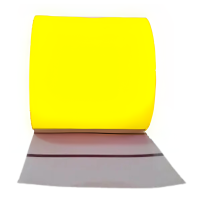 Rola etichete termice ZINTA de raft galbene 58x35mm, 136g/mp, 1000 etichete/rola