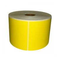 Thermoetikettenrolle ZINTA gelb 100x150mm, 260 Etiketten/Rolle