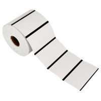 Rola etichete termice ZINTA de raft 100x38mm, 136 gr/mp, notch, black mark, 1000 et./rola