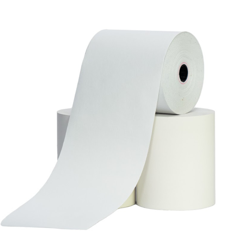 Rollos de papel térmico tamaño 80 x 80 x 12 m