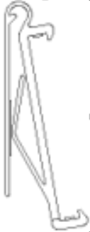 Sina pentru ESL Zkong, PVC, 15x41.9mm